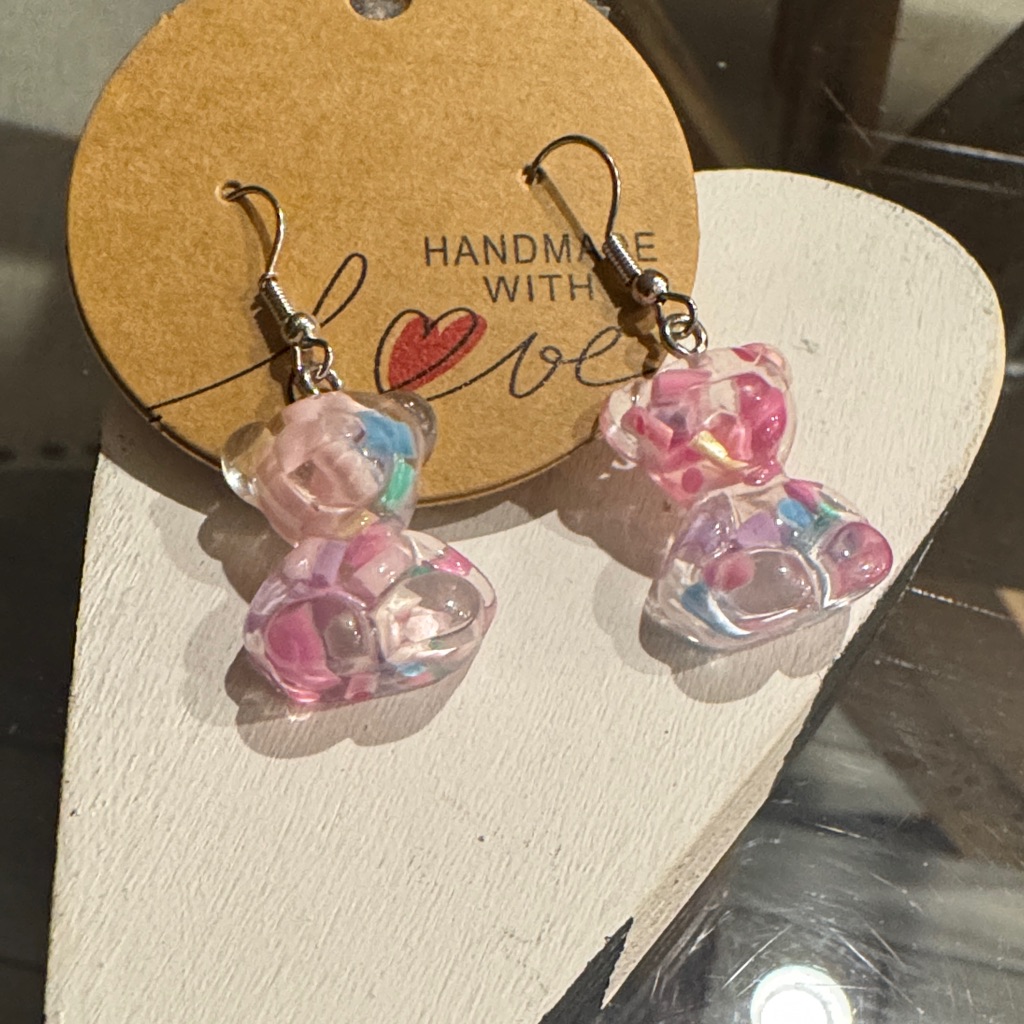 Colorful Bear Earrings